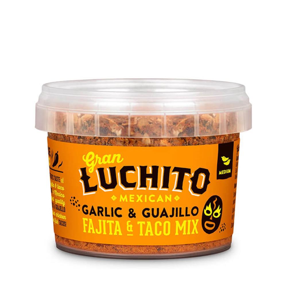 Gran Luchito Mexican Garlic & Guajillo Fajita & Taco Mix 45g